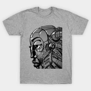 Robot Lady- Iron T-Shirt